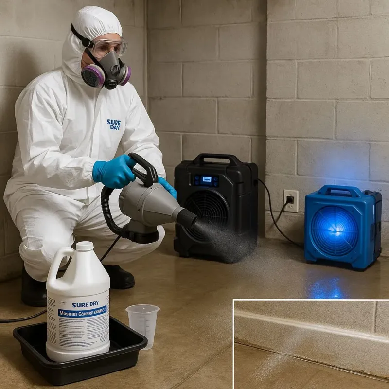 Sanitization and Odor Removal process in Rockville, IN
